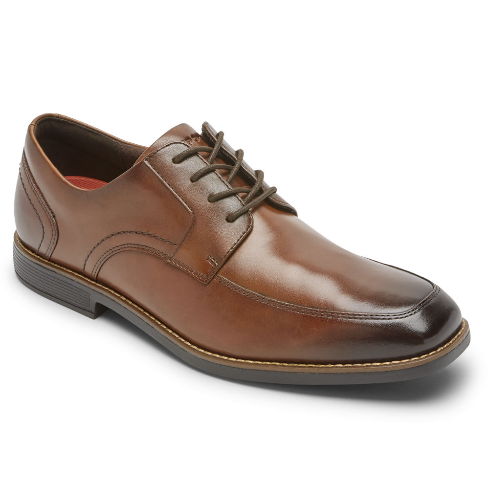 Rockport Mens Wighton Apron Toe - Oxfords Brown - OMS652834